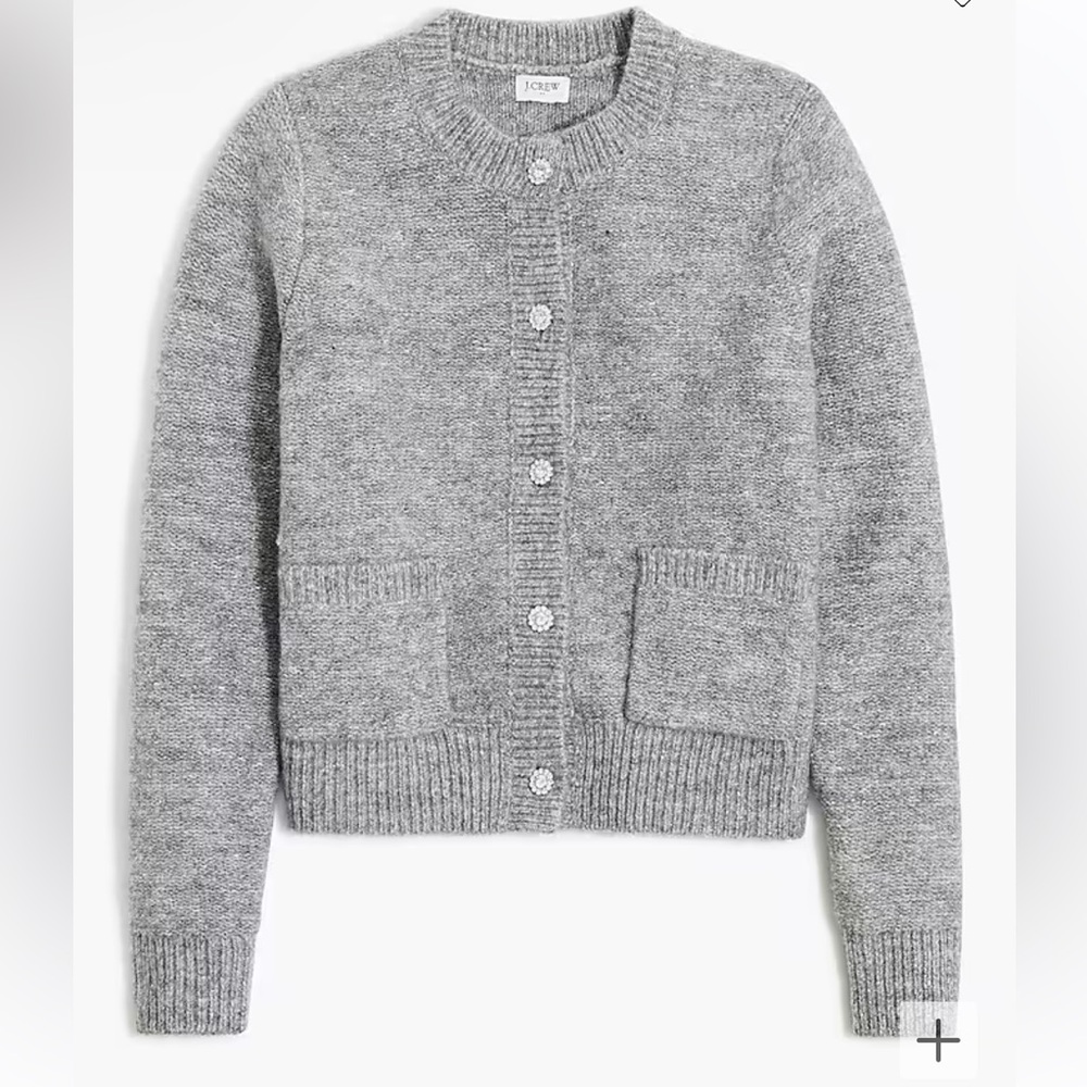 Jcrew Shimmer lady cardigan sweater size medium